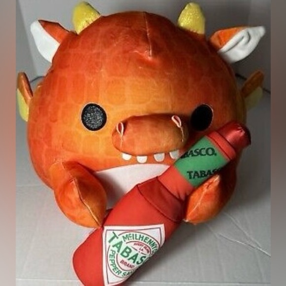 Source Unknown Other - Zuru Snackle FELIX Dragon 14" JUMBO Plush w/ TABASCO Snackles no tag